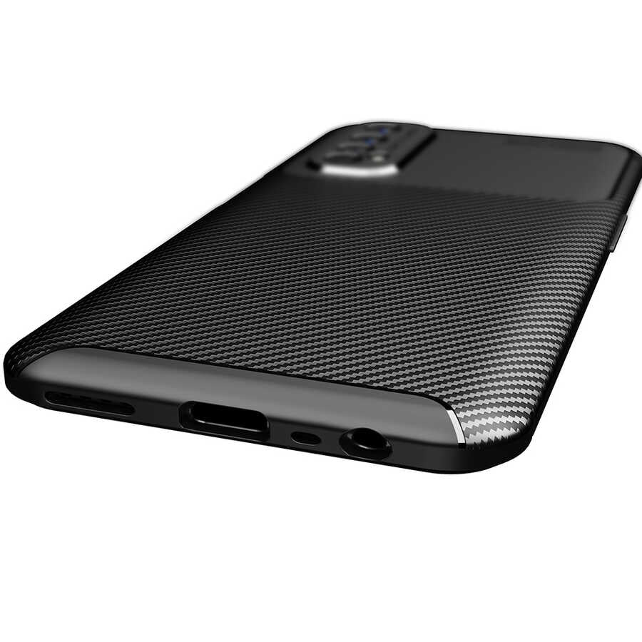 Realme 7 Kılıf Zore Negro Silikon Kapak Kahverengi