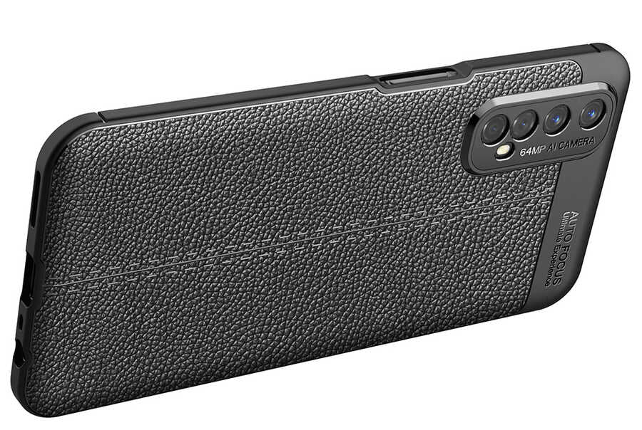 Realme 7 Kılıf Zore Niss Silikon Kapak Kırmızı