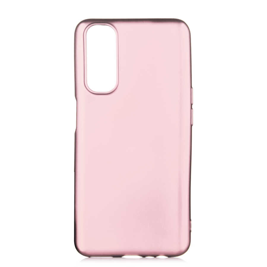 Realme 7 Kılıf Zore Premier Silikon Kapak Rose Gold