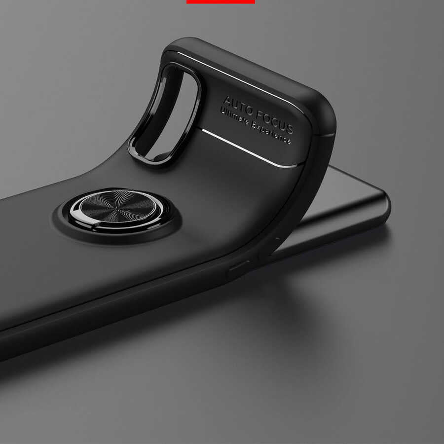 Realme 7 Kılıf Zore Ravel Silikon Kapak Siyah