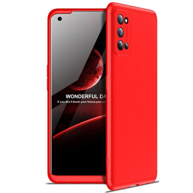 Realme 7 Pro Kılıf Zore Ays Kapak Kırmızı
