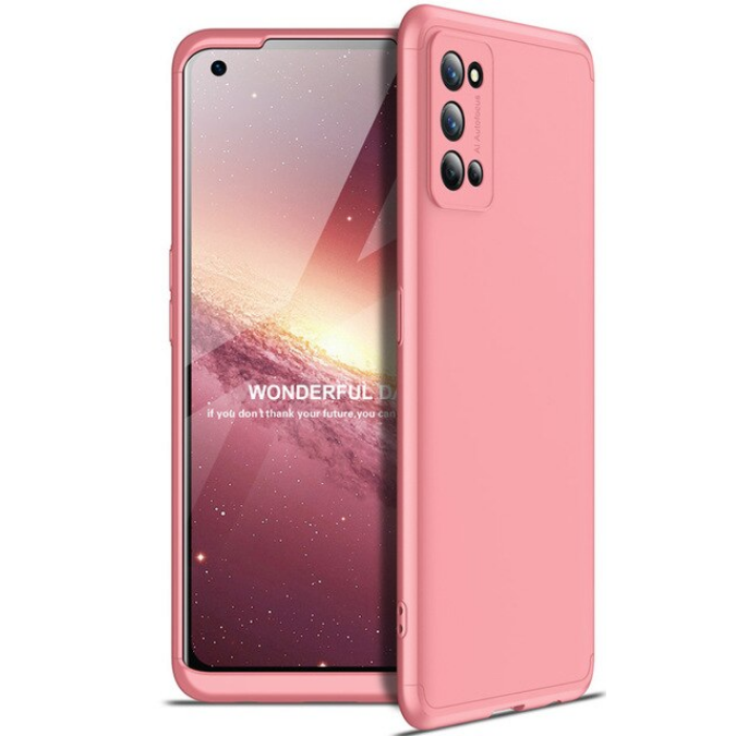 Realme 7 Pro Kılıf Zore Ays Kapak Rose Gold