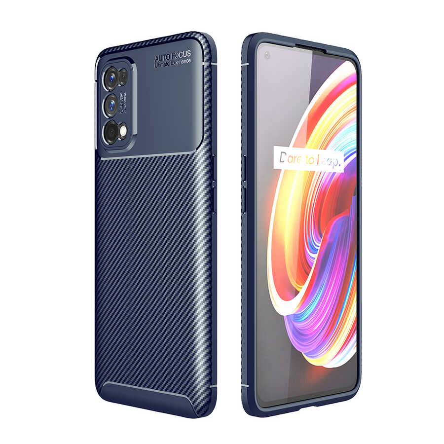 Realme 7 Pro Kılıf Zore Negro Silikon Kapak Siyah