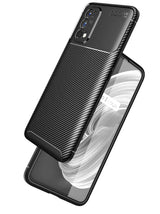Realme 7 Pro Kılıf Zore Negro Silikon Kapak Siyah