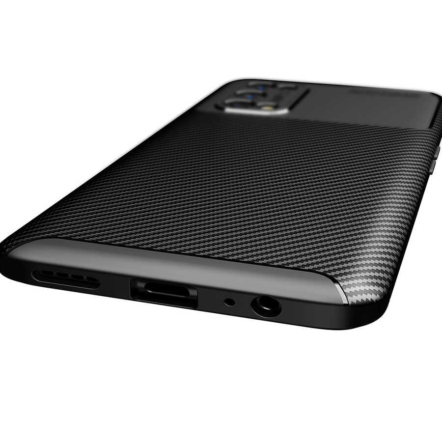 Realme 7 Pro Kılıf Zore Negro Silikon Kapak Siyah