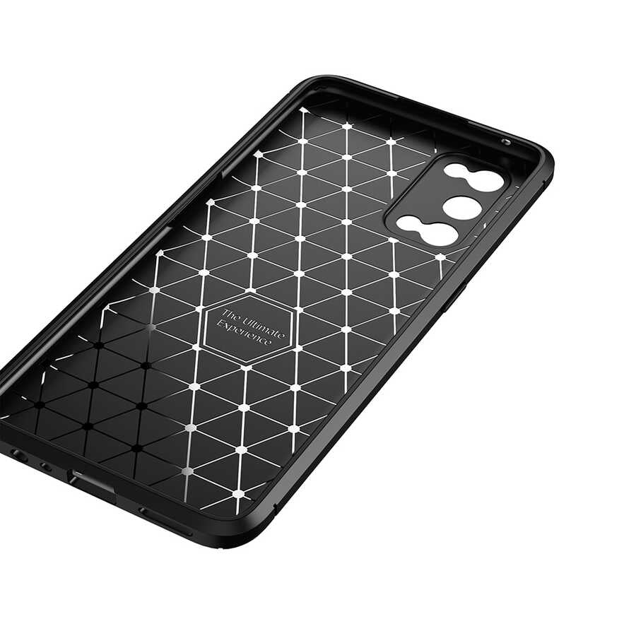 Realme 7 Pro Kılıf Zore Negro Silikon Kapak Siyah