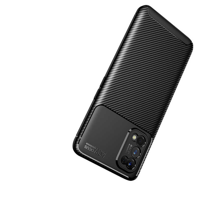 Realme 7 Pro Kılıf Zore Negro Silikon Kapak Siyah