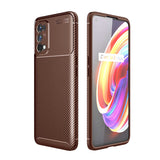 Realme 7 Pro Kılıf Zore Negro Silikon Kapak Kahverengi