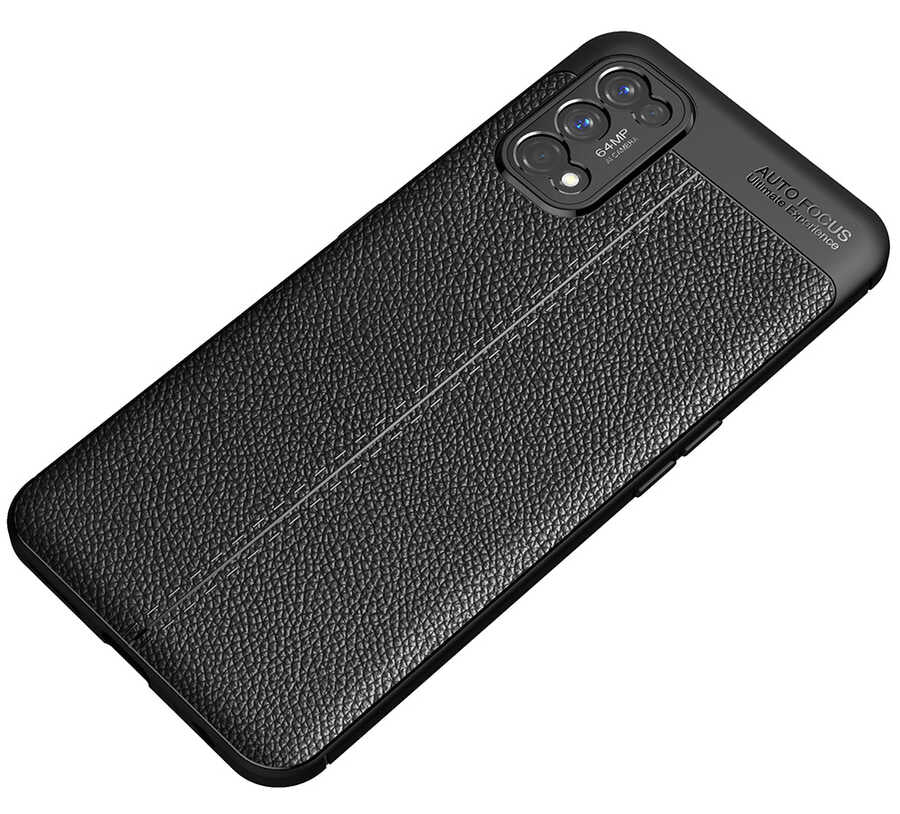 Realme 7 Pro Kılıf Zore Niss Silikon Kapak Siyah