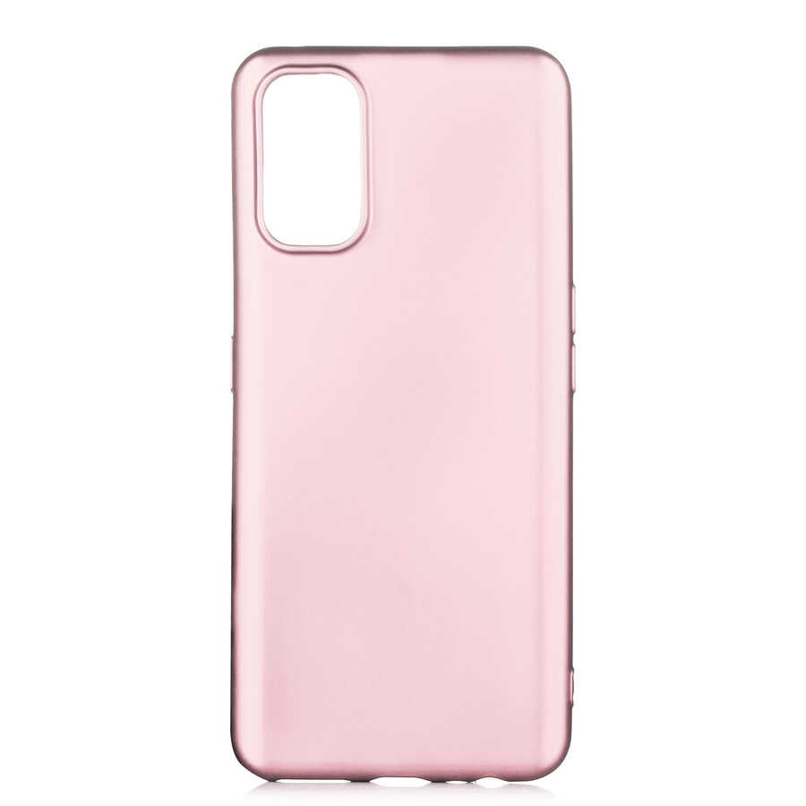 Realme 7 Pro Kılıf Zore Premier Silikon Kapak Rose Gold