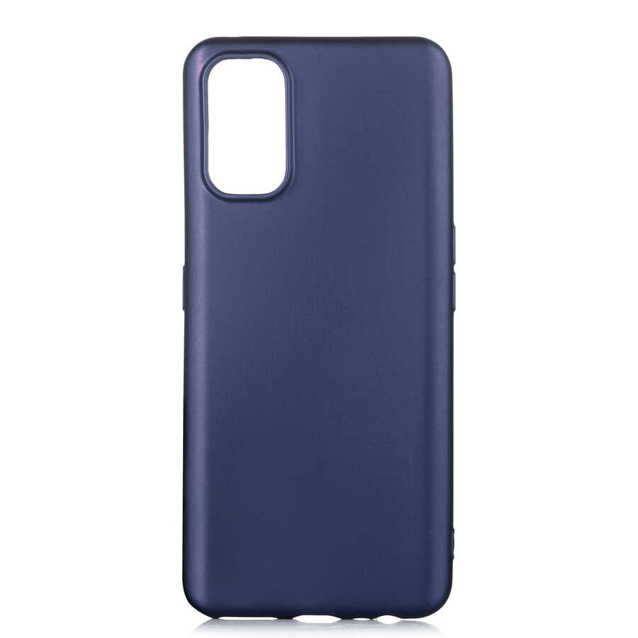 Realme 7 Pro Kılıf Zore Premier Silikon Kapak Lacivert
