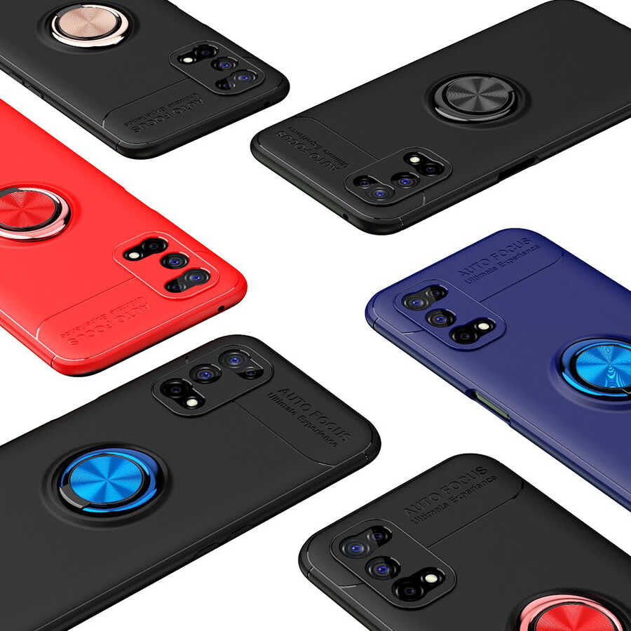 Realme 7 Pro Kılıf Zore Ravel Silikon Kapak Kırmızı