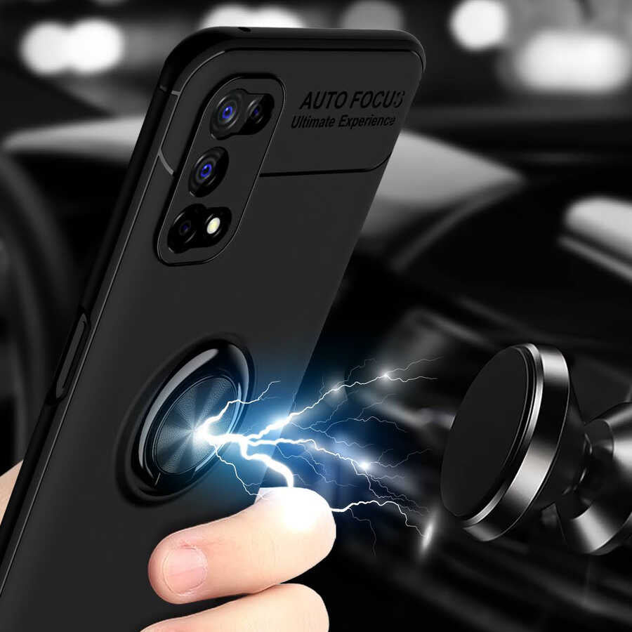 Realme 7 Pro Kılıf Zore Ravel Silikon Kapak Kırmızı