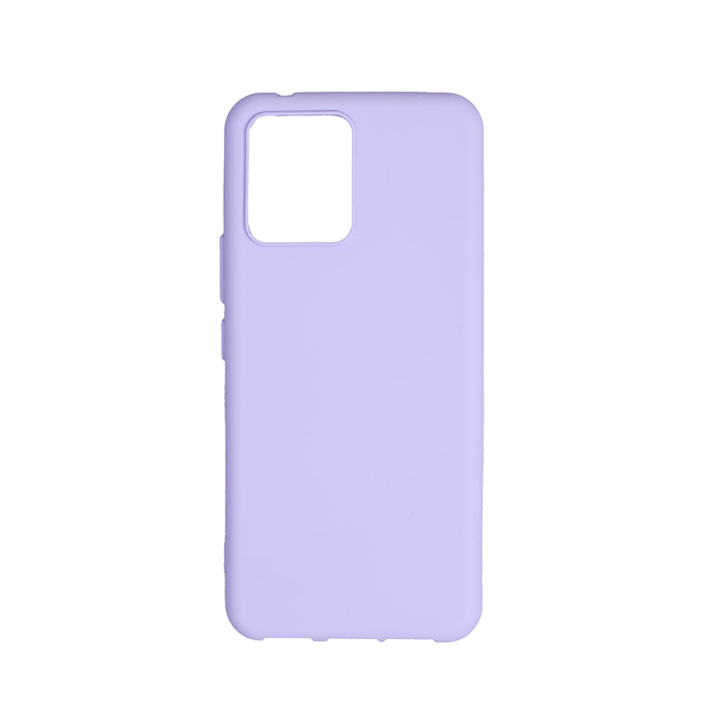 Realme 8 Kılıf Zore Biye Silikon Lila