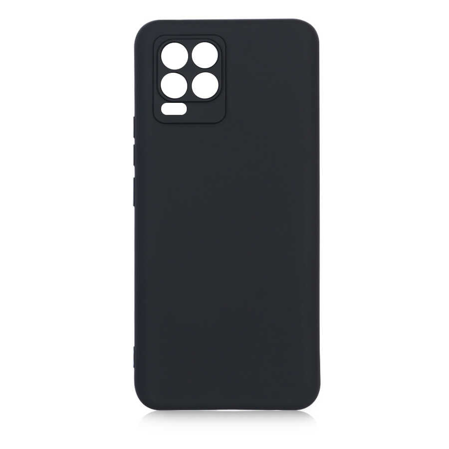 Realme 8 Kılıf Zore Premier Silikon Kapak Siyah