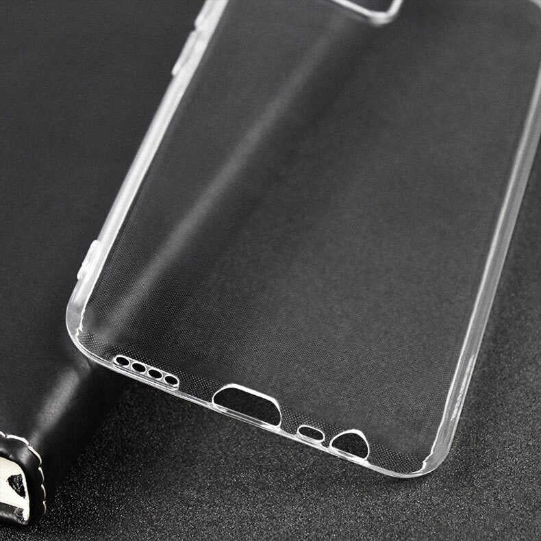 Realme 8 Kılıf Zore Süper Silikon Kapak Renksiz
