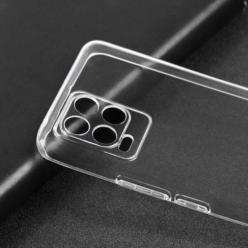 Realme 8 Kılıf Zore Süper Silikon Kapak Renksiz