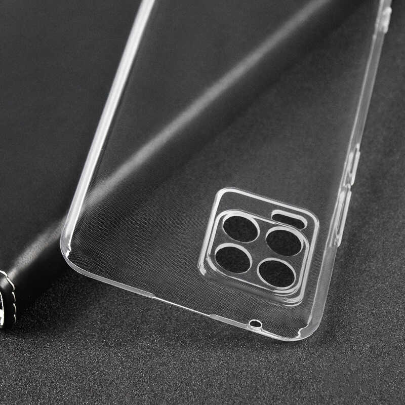 Realme 8 Kılıf Zore Süper Silikon Kapak Renksiz