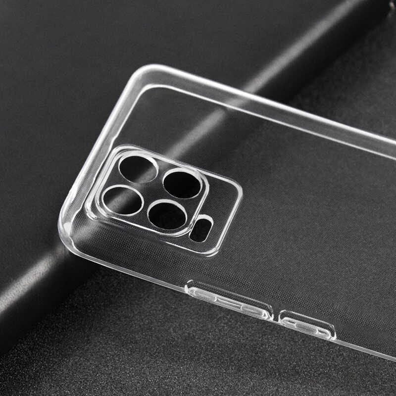 Realme 8 Kılıf Zore Süper Silikon Kapak Renksiz