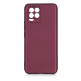 Realme 8 Pro Kılıf Zore Premier Silikon Kapak Mürdüm