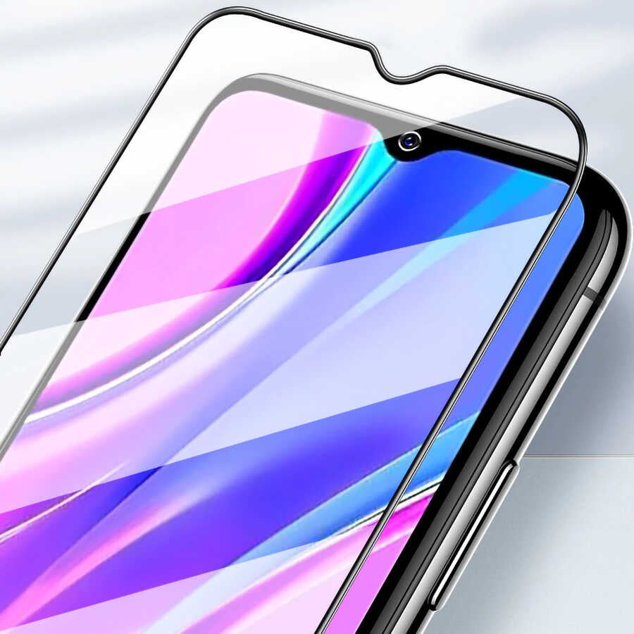 Realme C11 Davin 5D Cam Ekran Koruyucu Siyah