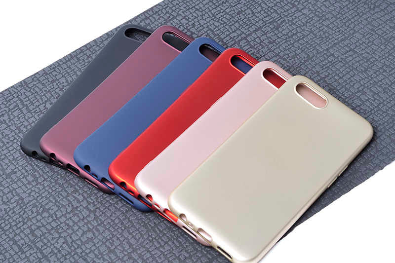 Realme C2 Kılıf Zore Premier Silikon Kapak Mürdüm