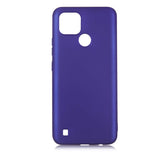 Realme C21 Kılıf Zore Premier Silikon Kapak Saks Mavi