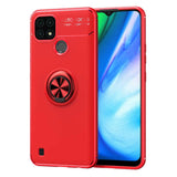 Realme C21 Kılıf Zore Ravel Silikon Kapak Kırmızı