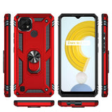 Realme C21 Kılıf Zore Vega Kapak Kırmızı