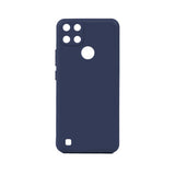 Realme C21Y Kılıf Zore Biye Silikon Lacivert
