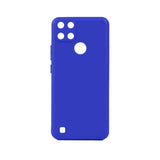 Realme C21Y Kılıf Zore Biye Silikon Mavi