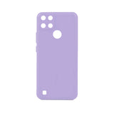 Realme C21Y Kılıf Zore Biye Silikon Lila