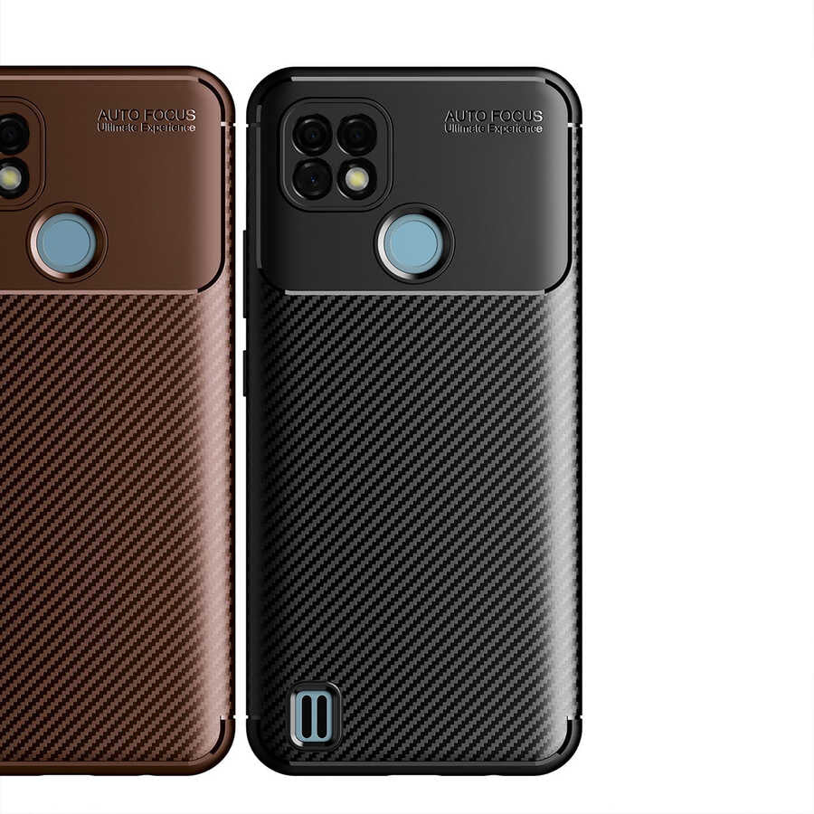 Realme C25 Kılıf Zore Negro Silikon Kapak Lacivert
