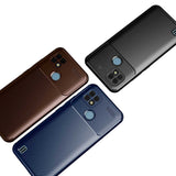 Realme C25 Kılıf Zore Negro Silikon Kapak Lacivert