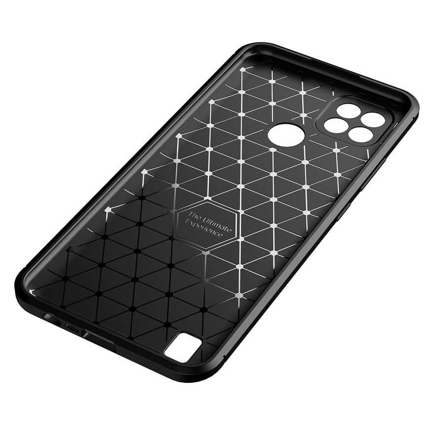 Realme C25 Kılıf Zore Negro Silikon Kapak Lacivert