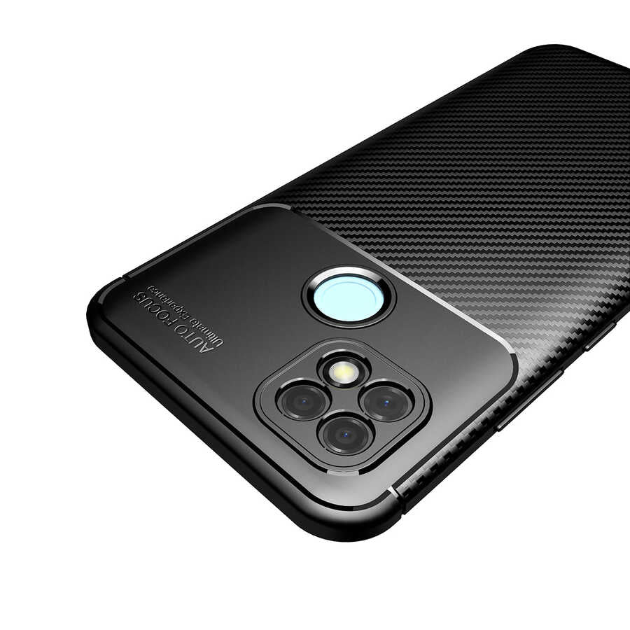 Realme C25 Kılıf Zore Negro Silikon Kapak Siyah