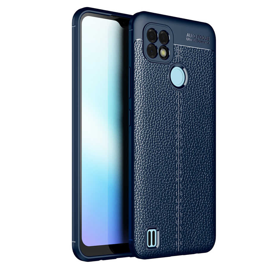 Realme C25 Kılıf Zore Niss Silikon Kapak Kırmızı