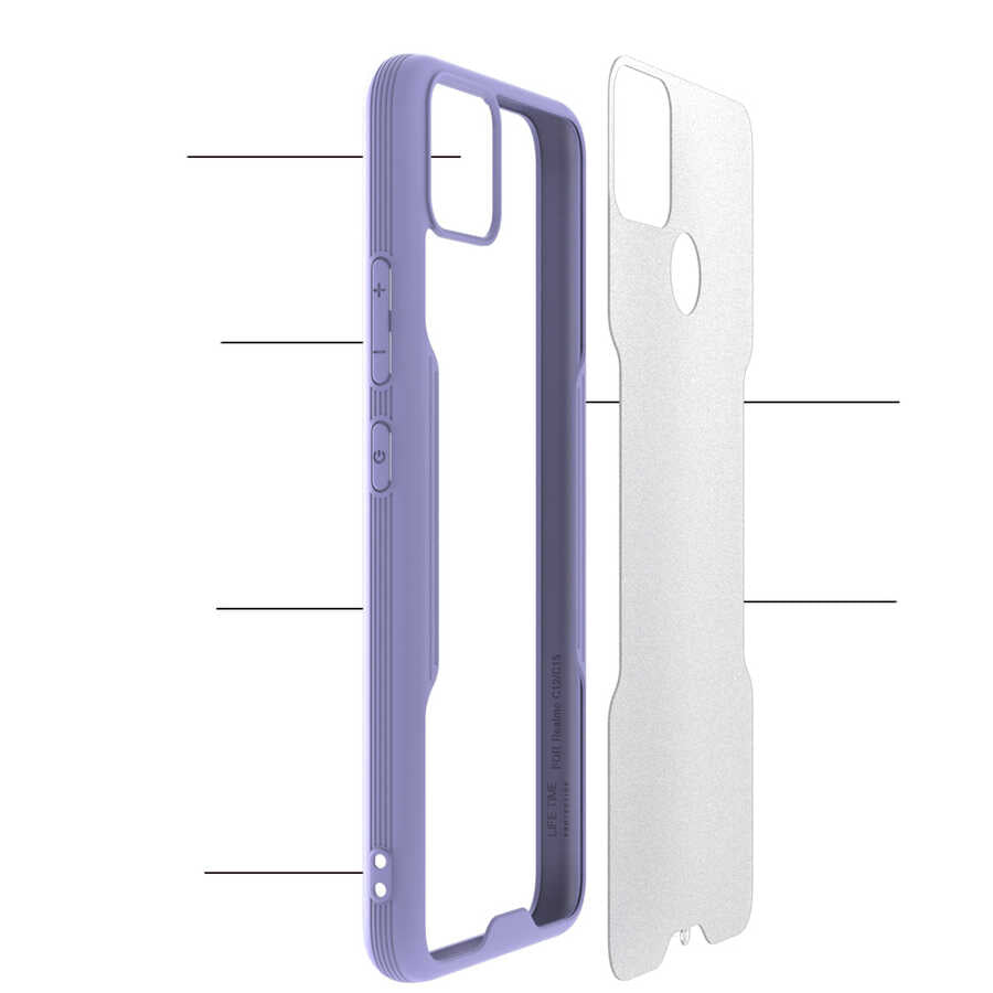 Realme C25 Kılıf Zore Parfe Kapak Koyu Yeşil