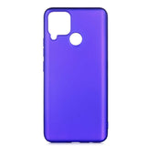 Realme C25 Kılıf Zore Premier Silikon Kapak Saks Mavi