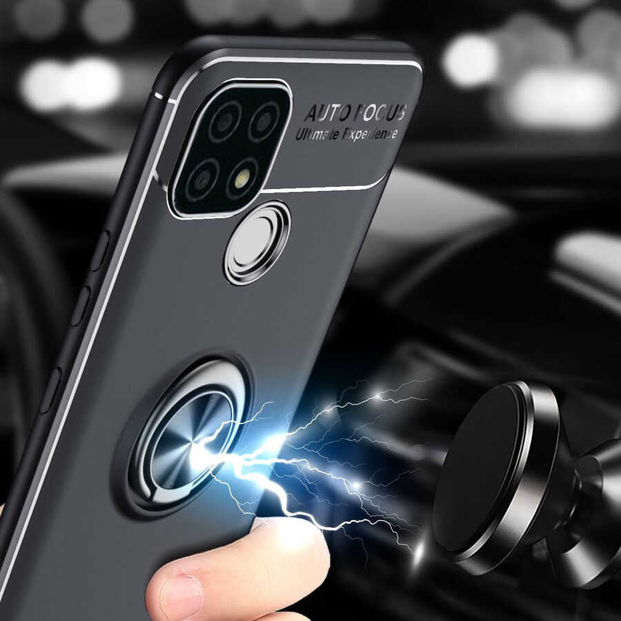 Realme C25 Kılıf Zore Ravel Silikon Kapak Mavi