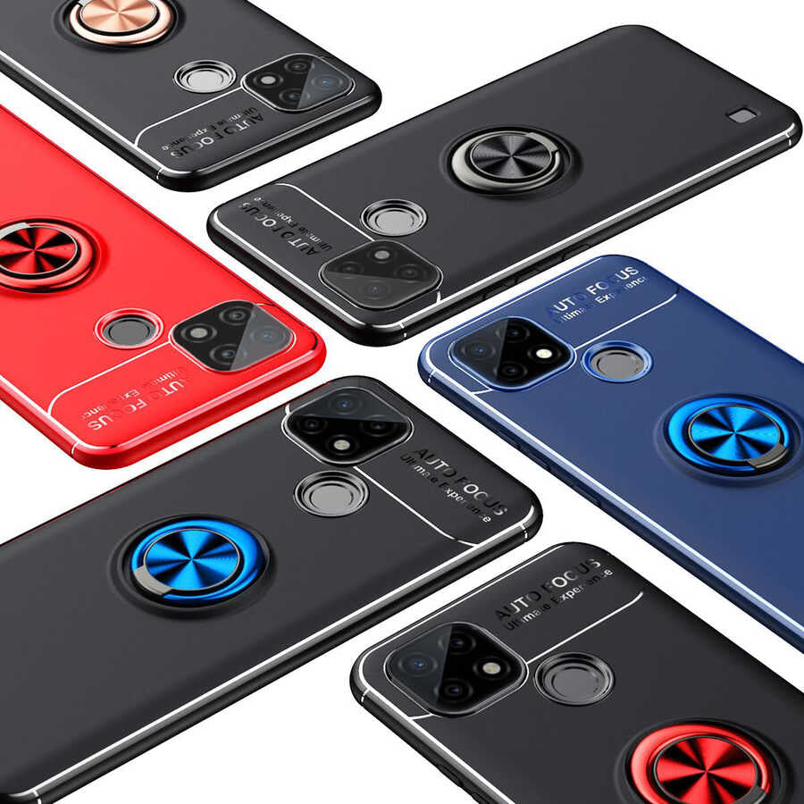 Realme C25 Kılıf Zore Ravel Silikon Kapak Mavi
