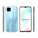 Realme C25 Kılıf Zore Süper Silikon Kapak Renksiz