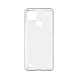 Realme C25 Kılıf Zore Süper Silikon Kapak Renksiz