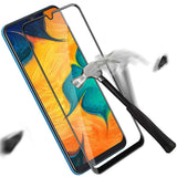 Realme C25 Zore Kenarları Kırılmaya Dayanıklı Cam Ekran Koruyucu Siyah