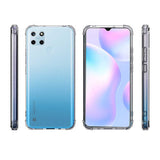 Realme C25Y Kılıf Zore 2mm Anti Shock Silikon Renksiz