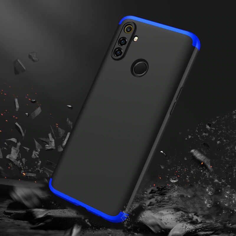Realme C3 Kılıf Zore Ays Kapak Siyah