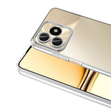 Realme C53 Kılıf Kamera Korumalı Logo Gösteren Zore Omega Kapak Mavi