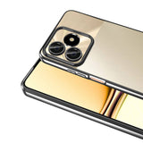 Realme C53 Kılıf Kamera Korumalı Logo Gösteren Zore Omega Kapak Mavi