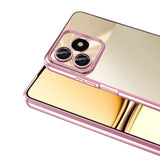Realme C53 Kılıf Kamera Korumalı Logo Gösteren Zore Omega Kapak Mavi