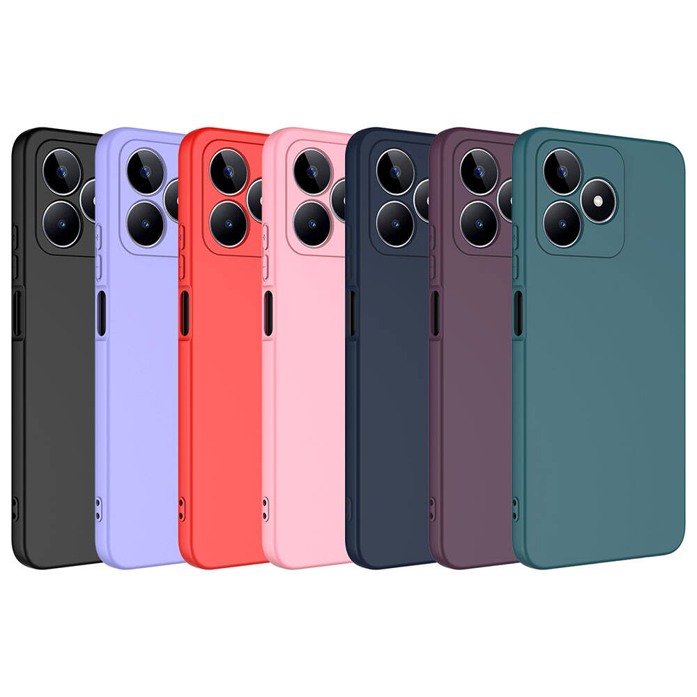 Realme C53 Kılıf Zore Mara Lansman Kapak Lacivert